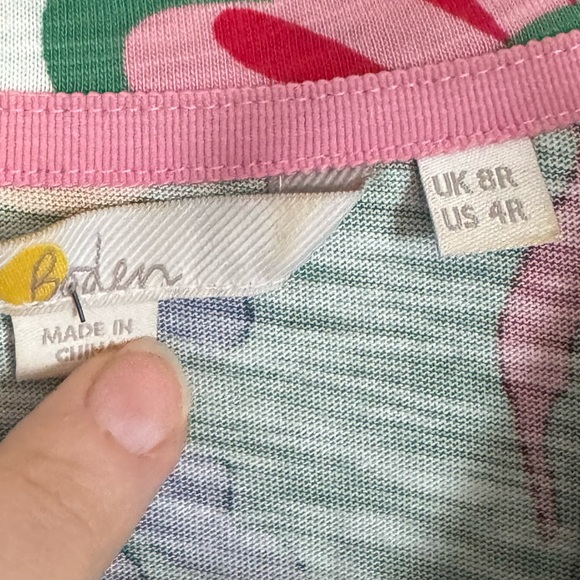 BODEN English Ivy Floral Green Dress - Picture 6 of 10